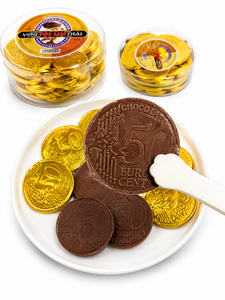 Custom Logo Foil-Wrapped Milk Chocolate Coins 185g Melt-in-Mouth Factory Wholesale - Product Image 6