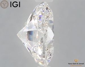 Diamant de laboratoire CVD de qualité supérieure, 1,50 carat, couleur D, clarté VVS2, forme coussin, avec certificat IGI pour la création de pendentifs - Product Image 3