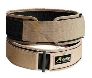 Ceinture de soutien lombaire réglable en néoprène Aero FASTER IMPEX, bleue, respirante, antidérapante, équipement d'entraînement musculaire, unisexe - Product Image 4