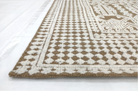 Tapis en peluche tuftés à la main, plats et à poils longs |   Tapis décoratifs élégants pour salon, chambre, salle à manger et entrée |   Laine