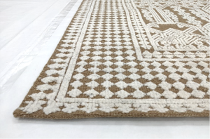 Tapis en laine tufté élégant pour hall d'hôtel, tapis tufté à la main par un designer pour la décoration d'hôtels de charme, prix de gros - Product Image 3