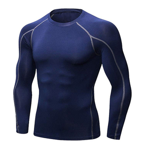 Workout Active Wear Quick Dry Breathable 100% Cotton Gym Clothing <b>Compression</b> Sets / New Trending <b>Men's</b> Gym <b>Compression</b> Suit - Product Image 5