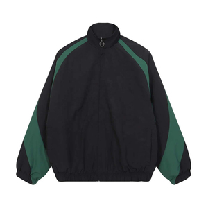 Custom Logo <b>Mens</b> Retro Color Block Windbreaker <b>Track</b> <b>Jacket</b> Lightweight Windproof Zip Up windbreaker <b>jackets</b> for <b>men's</b> - Product Image 4