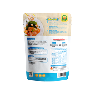 อาหารสำหรับทารกปลาแซลมอนและสาหร่ายทะเลสดโจ๊กพร้อมทานจากเวียดนาม fssc ISO HACCP ได้รับการรับรองว่าดีสำหรับอาหารเพื่อสุขภาพ - Product Image 4