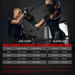 Guantes de Boxeo MMA Premium para Adultos, de Cuero Vacuno, Transpirables, de Secado Rápido, con Cierre de Cordones Elásticos, para Entrenamiento y Competencia - Product Image 5
