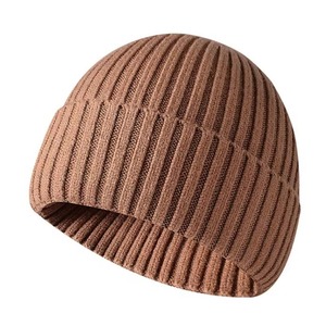 Fashionable Knitted Beanies Winter <b>Warm</b> <b>Hat</b> Soft Cuffed Skull Cap Unisex Beanie For Men Women Streetwear And Casual Use - Product Image 1