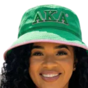 Sombrero de Pescador Verde y Rosa con Malla Flexible, Letras Bordadas, Ligero y Transpirable, para Mujer, Uso en Exteriores - Product Image 6