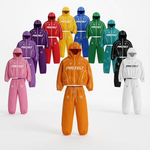 Conjunto Deportivo de Sudadera con Capucha y Pantalones Jogger, 100% Algodón, Transpirable, con Estampado Invernal, Personalizable, al por Mayor, OEM ODM - Product Image 1