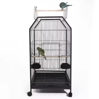 Cages d'élevage de perroquets en fil métallique Cages pour perroquets en acier inoxydable Cage pour perroquets Pigeon Cage en métal artisanale