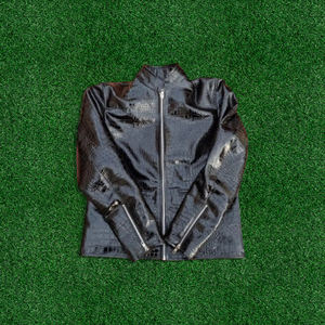 Chaqueta de cuero genuino para hombre, hecha a medida, transpirable, material premium, diseño moderno de alta calidad, unisex. - Product Image 1