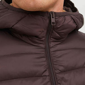Custom High Quality Men's Winter Puffer Jackets Casual Reversible down <b>Coat</b> with Zipper Closure <b>Plus</b> <b>Size</b> Available Plain Color - Product Image 4