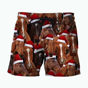 Divertidos Shorts de Playa con Estampado de Pollo Kung Fu, Moda de Verano para Hombres y Niños, Shorts de Baño Casuales con Estampado 3D de Animales, Talla Grande - Product Image 3