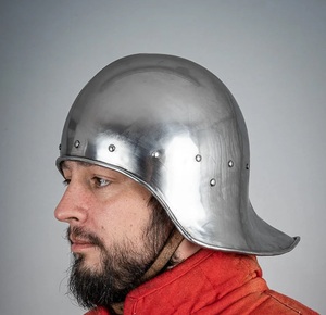 Casco Medieval de Prestigio, Armadura Duradera para la Cabeza de Guerrero, Diseñado para Demostraciones Históricas, Teatro y Actividades de Festivales - Product Image 3