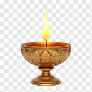 Cuenco de Latón Artesanal para Diwali, Decoración de Mesa con Flores, para Ceremonias Religiosas, Festividades y Regalos - Product Image 4
