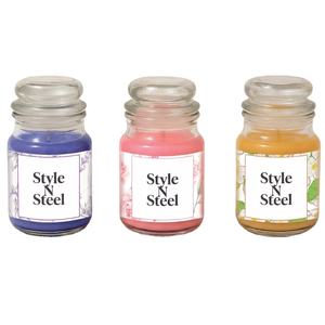 Portavelas de Vidrio con Forma de Tarro de Galletas para Decoración del Hogar - Navidad, Pascua, Cumpleaños y Día de San Valentín - Product Image 1