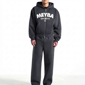 Conjunto Deportivo de Hombre, 2 en 1, Sudadera con Capucha y Cierre Frontal, Pantalones Deportivos, Estilo Urbano Informal, Talla Grande - Product Image 5