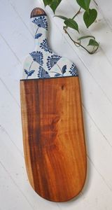 Tabla de cortar de madera de diseño artesanal, tabla de cortar de madera esmaltada, tabla para queso, bloques de cortar a buen precio - Product Image 5