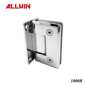 บานพับประตูกระจกห้องอาบน้ำทองเหลืองแท้ OEM ODM 90 องศา - Product Image 2