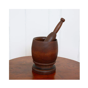 Mortero y Pilón Manual de Madera Tradicional para 168 Especias, Ecológico, para Cocina - Product Image 2