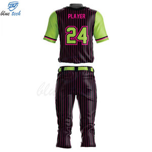 Hot Sale Custom <b>Baseball</b> Jersey Uniform <b>Set</b> with Custom Logo Printing Custom Name & Number Plus Size 100% Polyester - Product Image 2