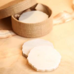 Posavasos de Mármol Natural de Lujo Clásicos Hechos a Mano, Diseño Personalizado, Ecológicos y Sostenibles, Juego de Alfombrillas/Posavasos para Hoteles, Empaquetados al por Mayor - Product Image 6