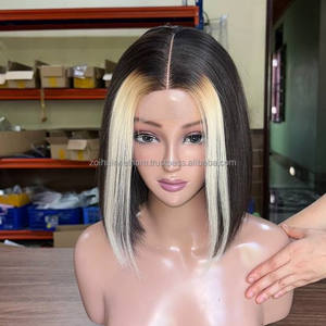 Perruques Bob Tendance 100% Cheveux Humains Vierges Vietnamiens Perruque Lace Front Sans Colle Dentelle HD Transparente Lisse et Soyeuse - Product Image 2