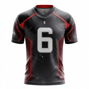 Maillots de rugby personnalisés pour hommes et jeunes, avec impression, nom, numéro et logo brodés, maillots de football - Product Image 5