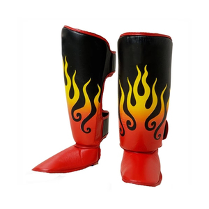 Espinilleras de Cuero Personalizadas de Alta Calidad, Ecológicas, Ajustables, Ligeras, Diseño Único, Cómodas para Boxeo y Artes Marciales - Product Image 4