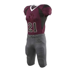Ensemble d'uniformes sportifs sur mesure unisexe pour le football américain, pour adultes et enfants, taille plus, design respirant - Product Image 3
