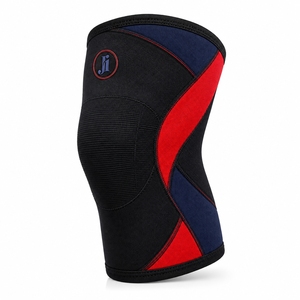 Genouillère de soutien athlétique de qualité supérieure, tissu extensible doux, construction respirante, ajustement confortable et compressif pour l'entraînement - Product Image 1