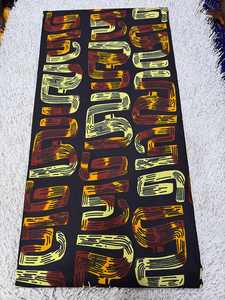 Tela Africana con Estampado de Cera Estilo Ghana, 100% Algodón, para Confección de Ropa, Manualidades y Tela para el Cuerpo (Loincloth) Congo - Product Image 6