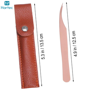 Anti-Slip Precision Fiber Tip Tweezers Comfortable Grip Design For Eyelash Extensions & Makeup Application Grafted Tweezers - Product Image 2