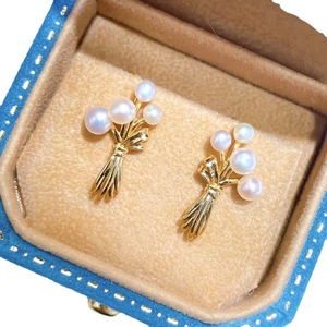 Pendientes de Perlas de Agua Dulce Vintage con Agujas de Plata, Estilo Pastoral Fresco, Joyería Duradera y Atemporal - Product Image 4