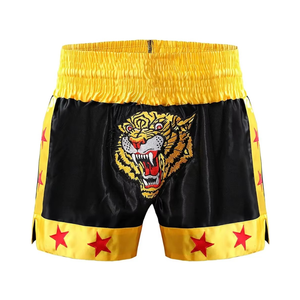 Compra Pantalones Cortos de Muay Thai con Motivo de Tigre de Alta Calidad, Pantalones de Kickboxing de Satén, Ropa Profesional, Pantalones Cortos Personalizados - Product Image 2