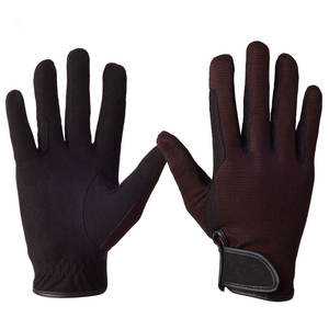 Guantes de equitación de cuero duraderos y elegantes con pantalla táctil para hombre, OEM, antideslizantes, para todas las estaciones, color personalizado, guantes de seguridad para exteriores - Product Image 3