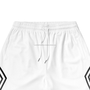 Shorts de basketball pour hommes, personnalisés, à taille haute élastique, respirants et à séchage rapide, très demandés - Product Image 6