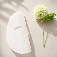 Masque facial en feuille de soie Y206 Japan S60, qualité soie, 60 g/m² |   Substrat de masque sec en fibres végétales fines de soie importées pour les soins de spa