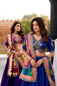 Conjunto de Lehenga Choli Impresionante, Inspirado en Celebridades, Ideal para Fiestas, Hecho a Mano con el Mejor Color, Trabajo Precioso, Ligero, de Seda Georgette - Product Image 6