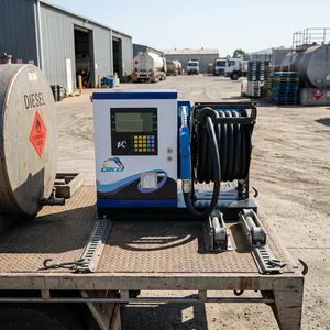Distributeur de carburant diesel automatique Gurukurpa GKDHD 12V de qualité supérieure avec enrouleur de tuyau pour transfert de carburant mobile, compact et fiable - Product Image 2