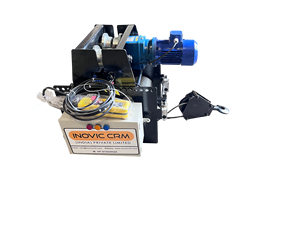 Palans électriques à câble robustes de 1 tonne, 06 MTR, hauteur de levage de 6 mètres, système de descente 1/2, boîte de vitesses INOVIC, panneau de commande 4 voies - Product Image 2