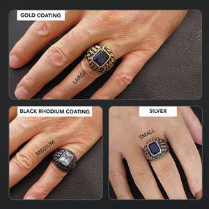 Bague personnalisée BOJ 003, bague en argent gravée sur mesure et fabriquée à la main, bague personnalisée avec votre nom, bague personnalisée avec vos logos, prix bas - Product Image 3