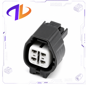 Connecteur de capteur d'oxygène scellé TS090 6189-0256 à 4 broches mâle/femelle avec contact en cuivre et boîtier en nylon pour Lexus 90980-11178 - Product Image 1