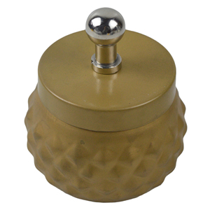 Bulk Supplies Cheap Spicy <b>Storage</b> Canister Hot Sale <b>Container</b> With Lid <b>Kitchen</b> Round Silver Gold Decorated Sugar Pot - Product Image 5