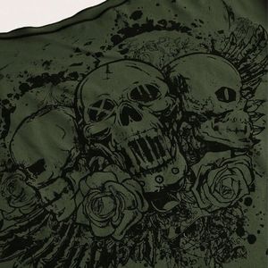 Custom Women Skull Graphic Crop T Shirt Oversized Gothic Vintage Casual Streetwear Summer Tee OEM ODM Wholesale <b>Top</b> Fit - Product Image 4