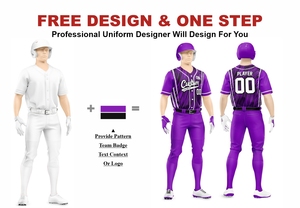 Uniforme de Béisbol con Estampado Puff, Logotipo Personalizado, Impresión en Serigrafía de la Mejor Calidad, Tela Transpirable, Venta Caliente - Product Image 2