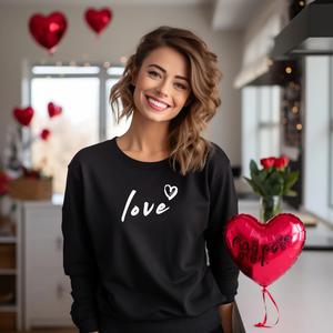Sweat-shirt mignon à thème amour, motif cœur, cadeau pour lui et pour elle, cadeau pour toutes les occasions, unisexe - Product Image 5