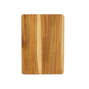 Planche à découper tendance en bois d'acacia fait main 15x9 pouces |   Planche à découper en bois épais avec poignée |   Utilisation en cuisine et en restauration - Product Image 3