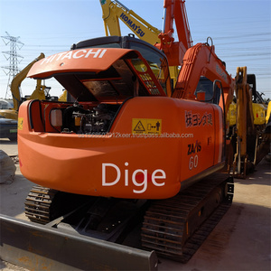 Excavadora Hitachi ZX60 de 6 toneladas usada de segunda mano Hitachi Zx60 Zx50 Blade Casi nueva condición Excavadora pequeña - Product Image 5