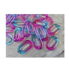 Resin <b>Large</b> Link Modern Color Mix Punk Hollow Chunky Long Necklace Chain <b>Wall</b> Hanging Home <b>Decoration</b> Handcrafted Birthday High - Product Image 6