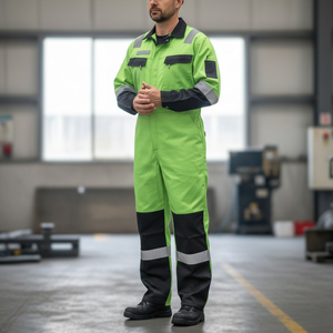 Overoles Reflectantes de Alta Visibilidad con Logotipo Personalizado, Ropa de Seguridad, Precio de Fábrica OEM para Almacenes, Construcción y Logística - Product Image 1